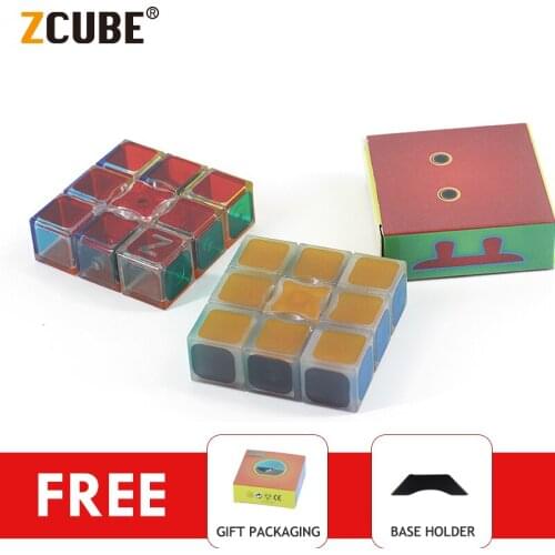 ZCube 1x3x3 Magic Cube 133 Professional Transparent Cubo Magico Stickerless Educational Funny Toys For Children