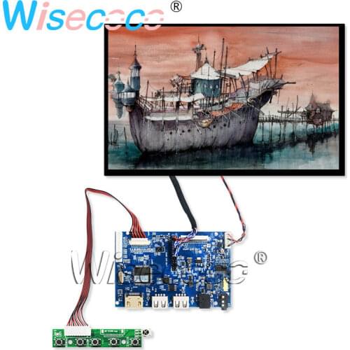 Wisecoco 10.1" LCD Display 1280*800 IPS Screen 2USB HDMI LVDS TTL Speaker WIFI Controller Driver Board