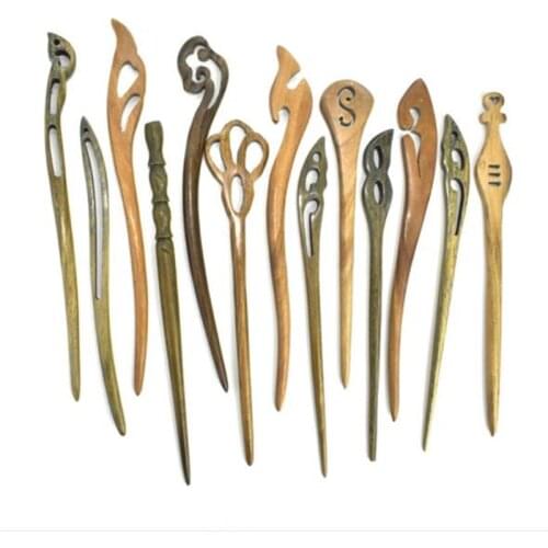 1pcs Chinese Style Hair Sticks Wood Chopstick Women Hairpins Hair Clip Pins Wedding New Fashion Hair Accessories Jewelry