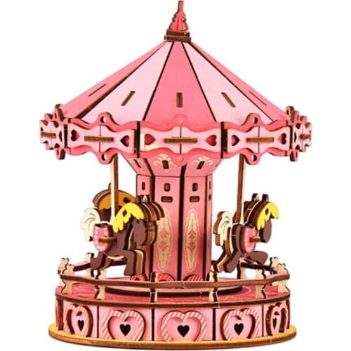 2020 New Style Children Kids 3D Puzzle Toy Model DIY Wooden Educational Gift Decoration for Home