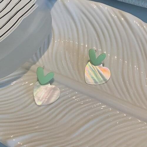 2021new trendy Shells Drop Earrings White Unique Niche Design Stud Women Earrings Accessories Girl Gifts for Friends