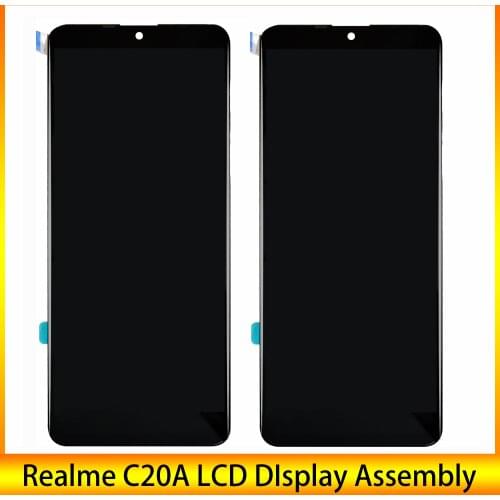 2021 Original Black 6.5 inch For Oppo Realme C20A RMX3063 LCD DIsplay Touch Screen Digitizer Panel Assembly Replacement parts