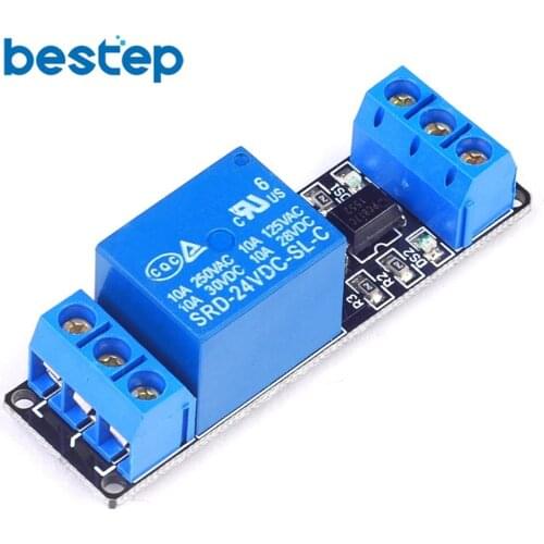 24V 1 Channel Relay Module Low Level Trigger Optocoupler Isolation Relay Module