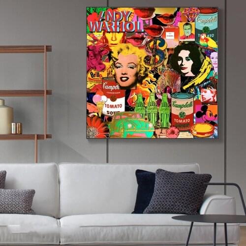 Abstract Graffiti Art of Movie Star Canvas Posters And Prints Street Art Canvas Paintings On the Wall Art Pictures Home Decor