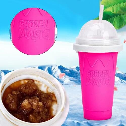 Summer sand ice cup kneading cup into sand cup ice making refrigeration Cup Home sand ice cup 4 colors 301-400ml