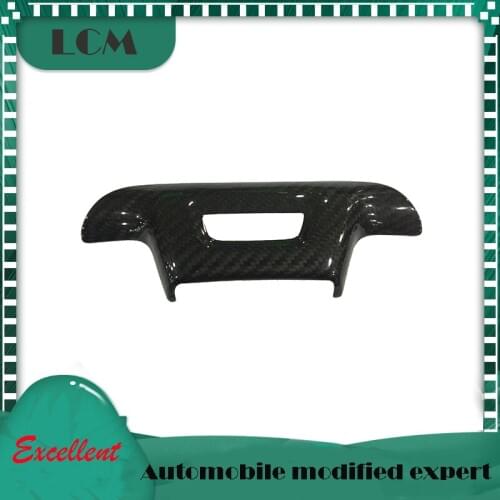 For Chevrolet Camaro 2016 2017 Stick on Style Real Carbon Fiber Steering Wheel Trim- 1 piece