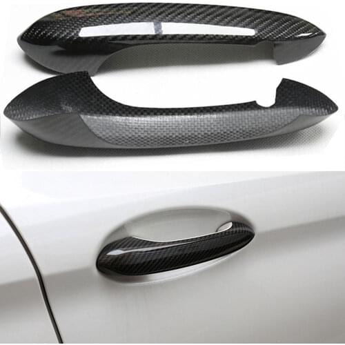 For New BMW 8 Series G14/15/16 2019-2021 Real Carbon Fiber Car Exterior Door Handle Car Exterior Modification Accessories