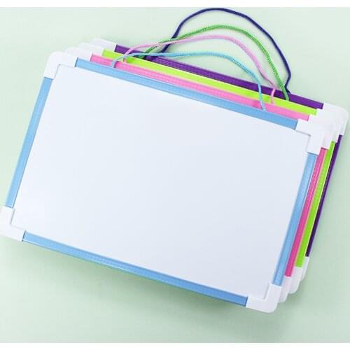 Whiteboard Magnetic double-sided whiteboard writing erasable childrens drawing office note hanging message board