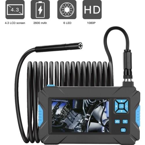 Handhold Screen Endoscope Single&Dual Lens Camera 4.3” Industrial Borescope 5.5 mm 2.0mp Inspection Snake Camera Battery 2600