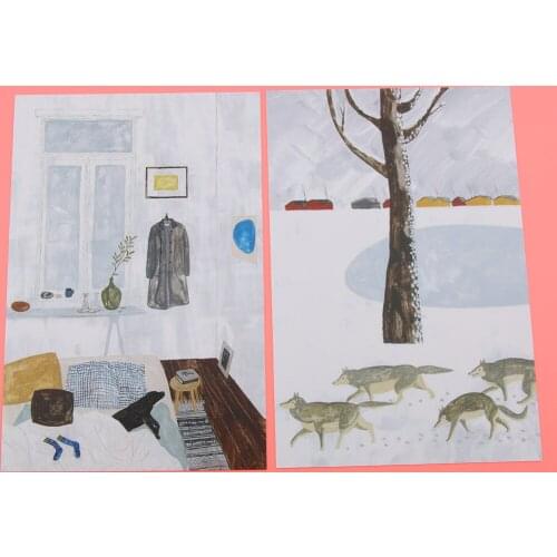 Photo Props Wall Card Theme Paper for Home Shop Cafe Studio Decoration