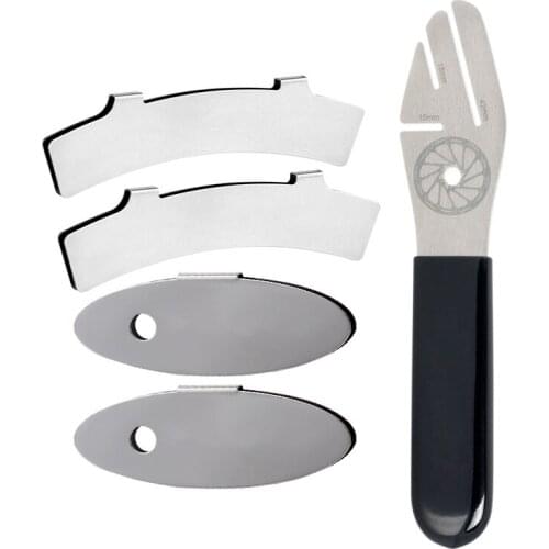 Hot AD-Bike Disc Brake Correction Wrench Brake Rotor Alignment Truing Tool with Disc Brake Pads Tool for MTB Road Bike