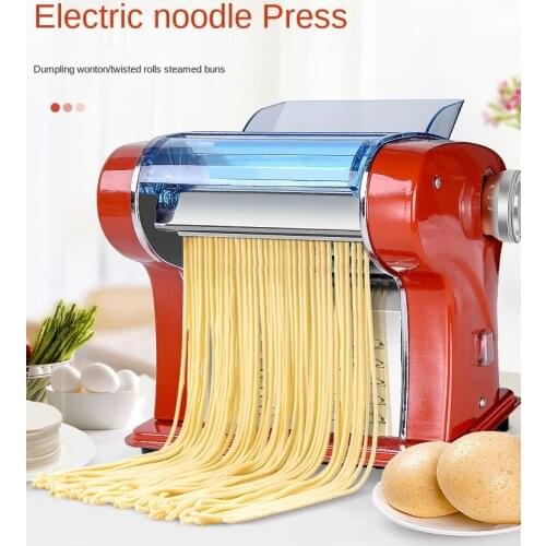 Noodle Press Machine Household Automatic Dough Rolling Machine Multi-Function Wonton Dumpling Wrapper Machine Small Electric