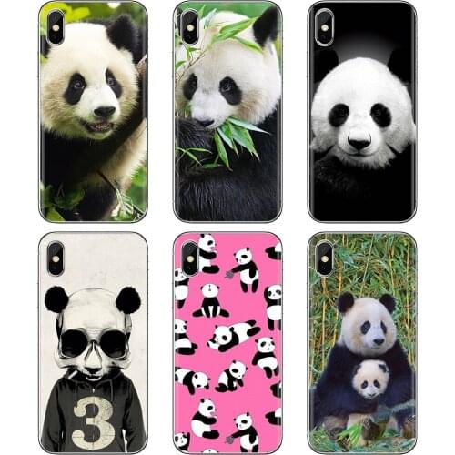 For Xiaomi Mi A1 A2 A3 5X 6X 8 9 9T 10 10T 11 Lite SE Pro Soft Skin Case lovely Chinese Panda