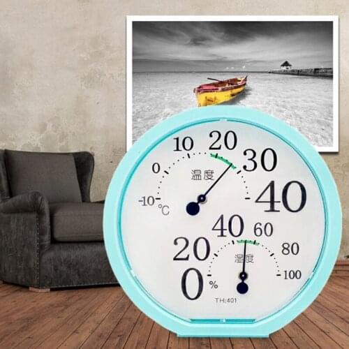 Wall Hang Temperature Humidity Monitor Indoor Outdoor Thermometer Hygrometer No Battery Required Hanging & Stand