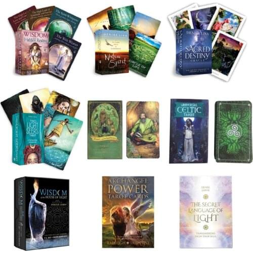 Tarot Cards Deck Board Games Oracle Guidance Divination Fate Tarot Table Playing Card game For Home Family Party Entertainment