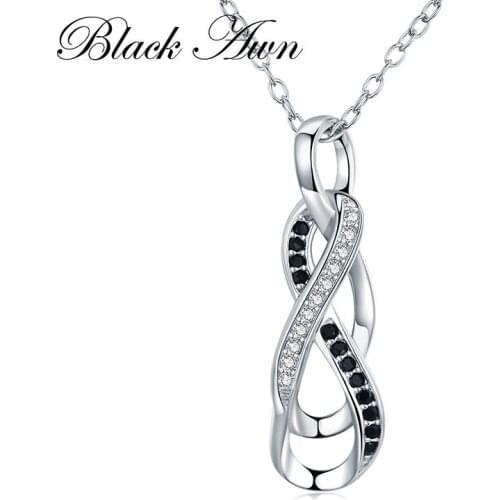 New Cute Hot Sale 925 Sterling Silver Fine Jewelry Trendy Engagement Necklaces for Women Wedding Necklaces Pendants P187