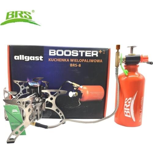 BRS Outdoor Portable Oil Gas Stove Cooking Cooker Multi Fuel Stoves Camping Cooking Stove For Backpacking Hiking Picnic brs-8