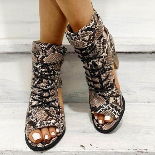 Elegant thick heels shoes woman 2021 summer sandals women shoes solid zipper shoes women sandals platform high heels