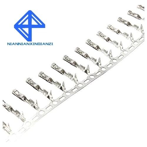 100PCS 2.54mm Dupont Jumper Wire Cable Housing Female Pin Connector Terminal