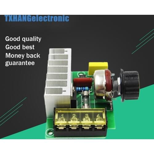 4000W AC 220V SCR Voltage Regulator Mayitr Adjustable Power Supply Board Speed Control Dimmer for Brush Motor Electric Iron