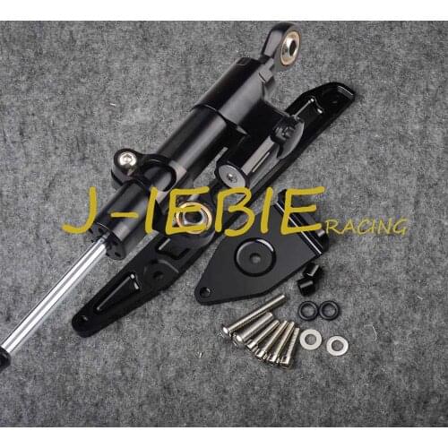 CNC Steering Damper Stabilizer and Black Bracket Mounting For Yamaha XJR1300 2002-2015 2003 2005 2009 2010 2011 2013 2014