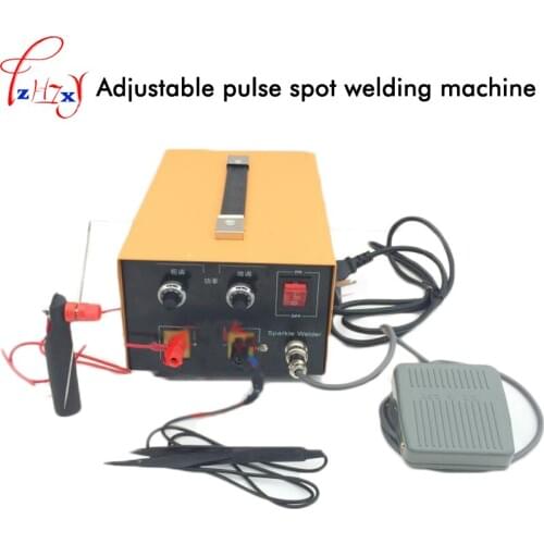 220V Adjustable pulse spot welder gold and silver jewelry/necklace/earring welding machine pulse spot welder