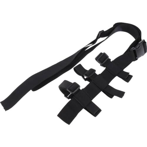 Heavy Duty Water Bottle Cup Carrier Holder Case & Adjustable Shoulder Strap