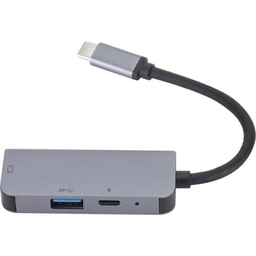 Type Usb3.1 To HDMI-compatible Converter USB HDMI-compatible Function Docking Station 3 In 1 HUB Pd Power Supply C