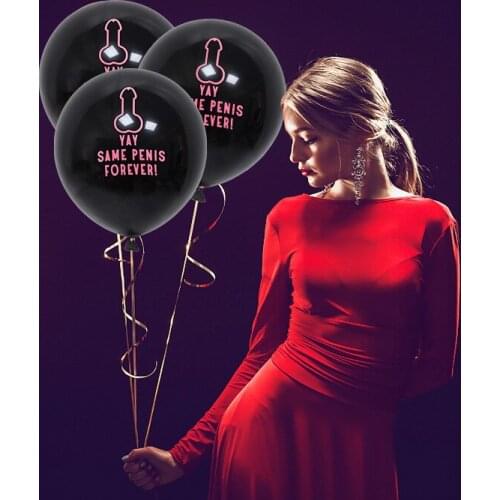 10pcs Single Party Balloon Penis Balloon Hen Party Decor Balloons Bride To Be Baloon Hen Night Accessory