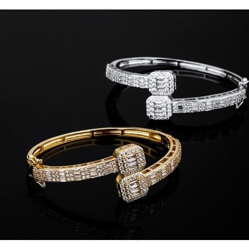 New Personality 5mm Bracelet High Quality Iced Out Micro Pave Cubic Zirconia Hip Hop Fashion Jewelry Gift For Women