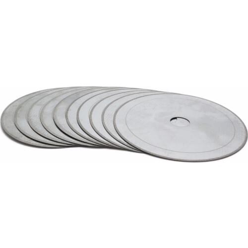 10Pcs 100 mm Ultra Thin Lapidary Diamond Saw Blade Cutting Disc 5/8" Arbor Stone ILOVETOOL