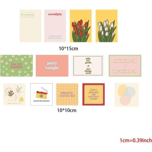 13Pack The Tulip Wall Collage Kit Aesthetic Pictures, Bedroom Decor for Teen Girls, Collage Kit for Wall Decor