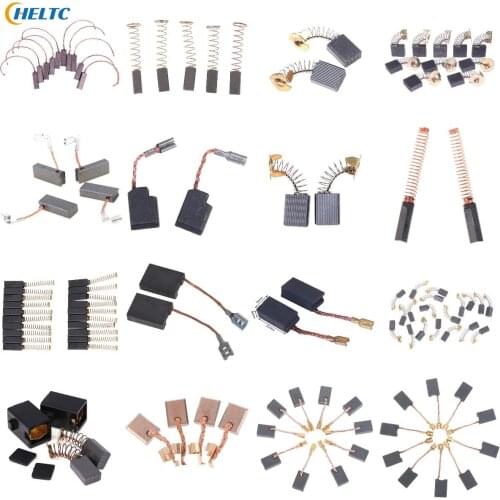 20/10/4/5/1Pcs Carbon Brushes Electric Hammer Angle Grinder Graphite Brush Replacement For Motors Dremel Rotary Tool Power Tool