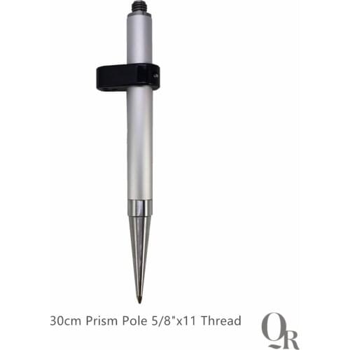30cm Mini Prism Pole For Topcon Sokkia South Prism Total Station 5/8"X11 Thread Surveying Instrument