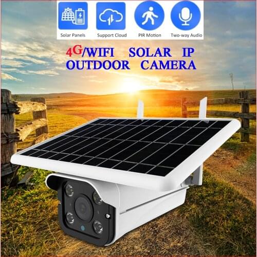 4G WIFI Solar IP Camera 2MP Outdoor Waterproof Two-Way Audio Movement Detection Security Surveillance CCTV Wireless Camera Mycam