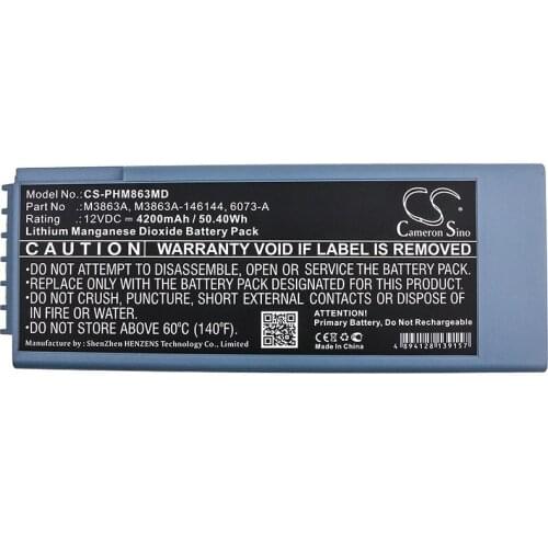 Cameron Sino 4200mAh Battery for Philips ForeRunner 2,FR2,FR2 Plus,FR2+, FR2+ Defibrillator,HeartStart FR2,FR2 Plus,6073-A