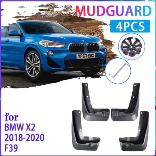 Car Mud Flaps For BMW X2 F39 2018 2019 2020 Mudguard Splash Guards Fender Mudflaps Auto Accessories