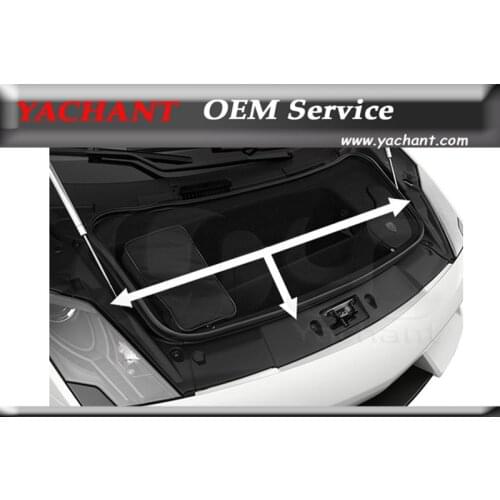 Car-Styling Auto Accessories Dry Carbon Fiber Front Trunk Trim Fit For 2008-2014 Gallardo LP550 LP560 LP570 Front Trunk Bay Kit