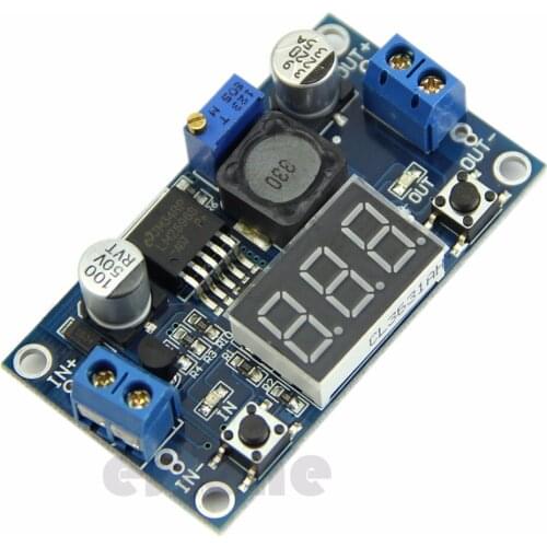 DC LM2596 4.0~40 to 1.3-37V LED Voltmeter Buck Step-down Power Converter Module H02