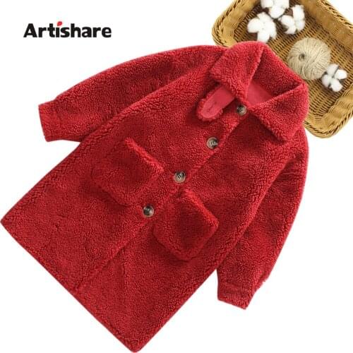 Girls Long Coat Outerwear Thick Warm Girl Coats Kids Casual Style Outerwear For Children Teen Clothes Girl 6 8 10 12 14