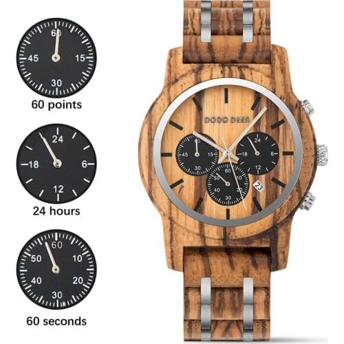 DODO DEER Mens Stainless Steel Watch