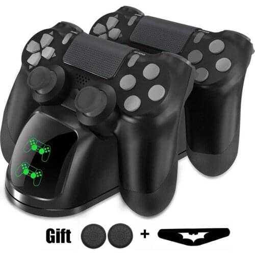 USB Charger Dual USB Fast Charging Dock Station for Playstation 4 PS4 Slim / PS4 Pro