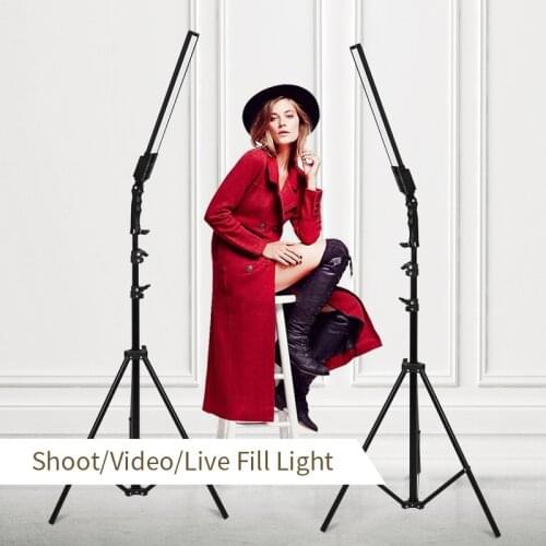 40CM Strip Light 3200-5500K Photography Lighting With Tripod For Youtube Video Photo Studio Photo Camera LED Video Fill Light
