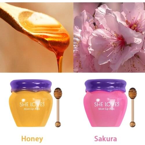 Honey Sakura Anti-drying Exfoliating Repairing Lip Mask Sleeping At Night Moisturizing and Desizing Lip Wrinkles Lip Balm