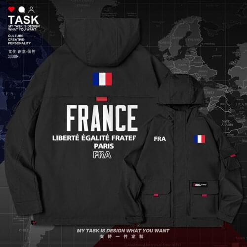 France French Republic FRA FR men jacket hooded nation flag new mens chaquetas hombre long sleeve top mens clothes autumn
