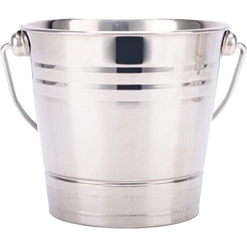 Stainless Steel Ice Bucket Drink Cooler Beer Champagne Holder Container Gift