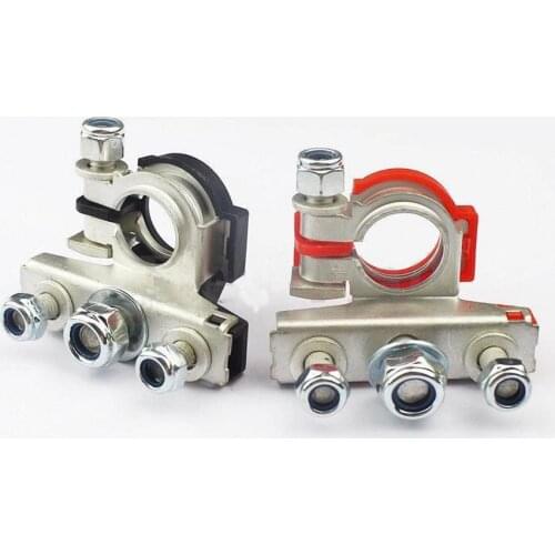 New 2 Pcs Leisure Battery Terminals Connectors Clamps Car Van Caravan Motorhome