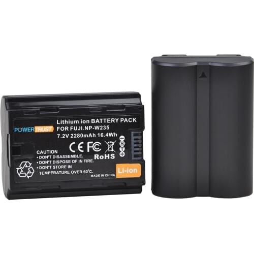 NP-W235 NPW235 2280mAh Rechargeable Li-Ion Battery for Fujifilm Fuji X-T4, XT4 Camera Battery