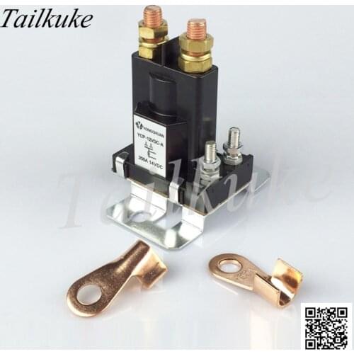 12V 24V 200a Car Start Forklift Lift Excavator Relay Change High Current Total Power Switch
