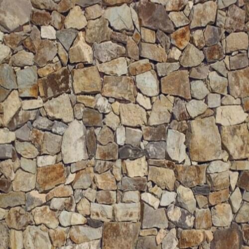 Dropship Colomac Mural Wallpaper European Retro Stone Brick Wall Painting Wallpaper For Walls Wall Mural Papel Decorativo Pared